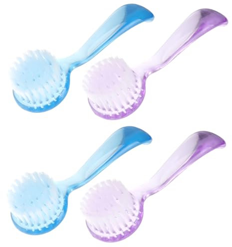 FRCOLOR 12 Stk Porenwäscher Gesichtsreinigungsbürste Manuelle Gesichtsbürste Gesicht Schrubber Gesichtreinigungsbürsten Kleine Nagel Pinsel Asmr-zeug Handlich Hautpflegebürste