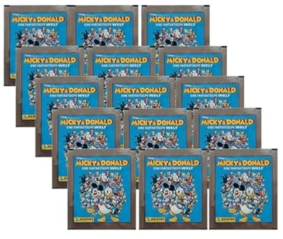 Panini Micky & Donald Stickerserie Eine Fantastische Welt - 15x Stickertüten