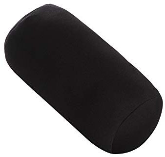 Cuscino cilindrico in schiuma, per pisolino, rotondo, in memory foam, 40, 40 cm, colore lilla (nero, taglia unica)