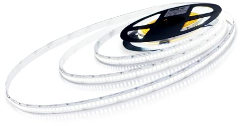 illuburg 24V LED Strip 5m Kaltweiß 6000K 240LEDs/M 22W/M 16500lm superhell SMD 2835 Dimmbar LED Streifen Band Lichtleiste