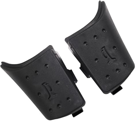 CANTONDZ 2xLenkrad Hupe Schalter Abdeckung Schwarz Kompatibel mit Vauxhall Opel Corsa C Meriva A Tigra B 93173876 6242078 48263551