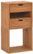 Beistellschrank, Aktenschränke Lagerschrank Buffetschrank Nachttisch Geeignet für Küche Büro Schlafzimmer Wohnstube 40 x 30 x 76 cm Teak Massivholz