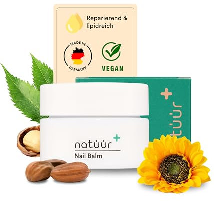 natüür Nail Balm mit Neem-Extrakt NEEMAVERA (15 ml) – Reparierend & intensiv pflegend – Hilfe bei trockenen, rissigen Nägeln & Nagelhaut – Vegan – Made in DE