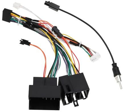 VGOL 16 Broches iOS DIN 36/40 Broches Câble Adaptateur Stéréo de Voiture Faisceau de Câblage d'autoradio Android Faisceau de Câblage de Véhicule Câble de Connexion d'alimentation Compatible avec VW