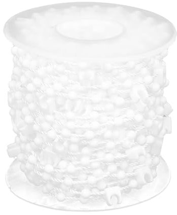 10M Roller Shade Link Chain Vertical Blind Bead Chain DIY Home Decoration Roller Curtain Bead Rope (10M(10CM))