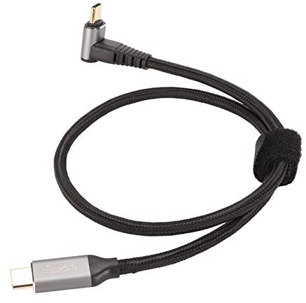 RASTKY Steam Deck-spezifisches 4K@60Hz Typ-C3.1 Gen2 VR Link-Datenkabel mit PD100W-Unterstützung und 90-Grad-Design (50cm)