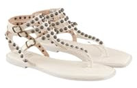 Oasis Society Gladiator-Sandalen mit Nieten, Weiss/opulenter Garten, 37.5 EU