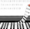 YAPKOLV Guía de Partituras para Piano Aprendizaje Principiantes Etiquetas de Teclas de Silicona Removibles (61 Teclas)