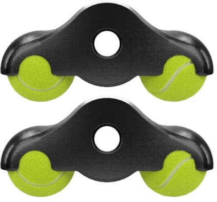 YNPQTDS Rocker Adapter Feet, Zubehör Für Kickr Core Rollentrainer, Noise Reduction Rocker Feet Adapter with 4 Tennis Balls Tailored, Indoor Cycling Snap Rocker Feet Adapters