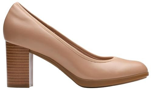 Clarks Bayla Carly Womens Warm Beige Lea, 4