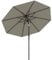 Outsunny 2.6M Garden Parasol Umbrella with Tilt and Crank, Outdoor Sun Parasol Sunshade Shelter with Aluminium Frame, Light Grey