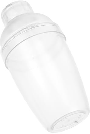 JEWEDECO Coctelera Para Helado Batidora De Mano Vaso Mezclador Transparente Resistente y Fácil De Limpiar