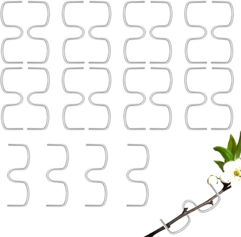DAOOZHU 20 Stück M-Astspreizer,13 cm Obstbaum-Spreizer | für Ebnen und Spreizen von Obstbaumzweigen,Ohne Brechen der Äste,wiederverwendbar