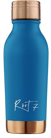 Root7 - Thermosflasche Edelstahl 350ml Für Wasser - Trinkflasche Edelstahl, Thermo Water Bottle, BPA-Frei, Thermo Trinkflasche Isoliert, Flasche - Thermoflasche Deep Ocean