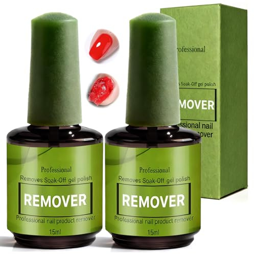 HOUSN Gelnägel Entferner mit Feile UV Nagellackentferner Abplatzender Nagellackentferner Gellack Entferner Schnell & Schonend für Acrylnägel Künstliche Nägel DIY Natürliche Nägel, 2 PC