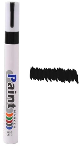 Jubilofex Tyre Paint Pen, Multi- Waterproof Car Tyre Paint Marker Pen - Art Supplies Pen Marker Pen for Wood, Ceramics and Leather