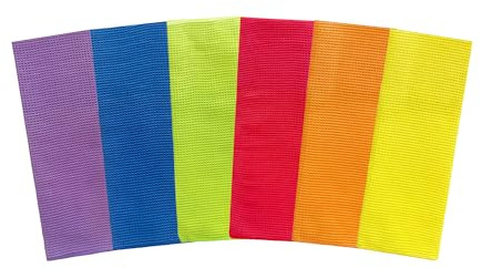 PAMEX - Paño Microfibra Panal 30x40cm Colores Surtidos - 12 Unidades