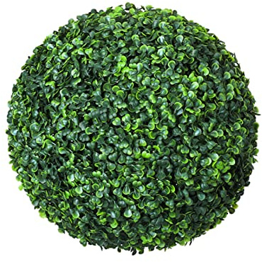 Árboles de topiario artificiales realistas de hojas de boj como adorno de escritorio para bodas, terrazas, jardineras, jardines y patios traseros (As shown, talla única)