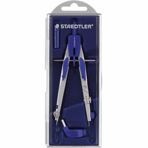 Staedtler 5 x Schnellverstellzirkel Metall 146mm Silber/blau
