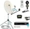 Pack Satellite Camping FRANSAT Trepied + Parabole + Récepteur Fransat + Kit Satfinder + Kit Coaxial