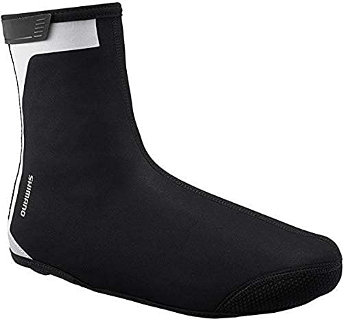 SHIMANO SH Schuhüberzieher Zubehör Fahrrad, Erwachsene Unisex, Schwarz (Schwarz), L