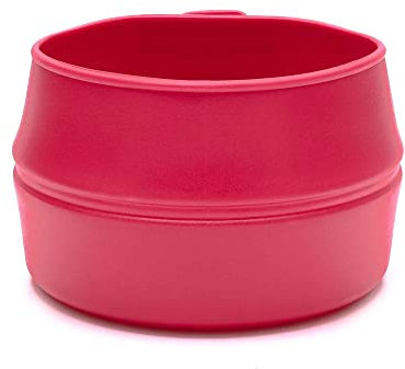 Wildo Tasse Pliable en TPE Vert, Capacité 250 ml, Résistant à l'Eau Chaude et Froid, Pliable et Réutilisable