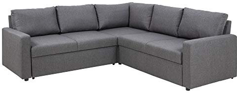 PKline Ecksofa Sander grau Schlaffunktion Polstergarnitur Couch Garmitur Eckcouch