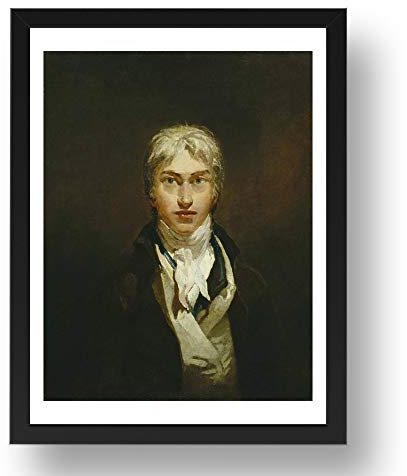 Period Prints Self Portrait, 1799 by Joseph Mallord William Turner RA, A3 reproduction in 17x13 inch frame