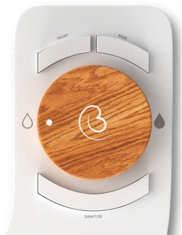 Boss Bidet Revolution+ Bidet-Aufsatz für Toilette, warmes Wasser, ästhetisches Design, Wassersprüher für Männer, Frauen, Kinder, nicht elektrisch, Doppeldüsen, Heim- und Badezimmerzubehör, Bambus
