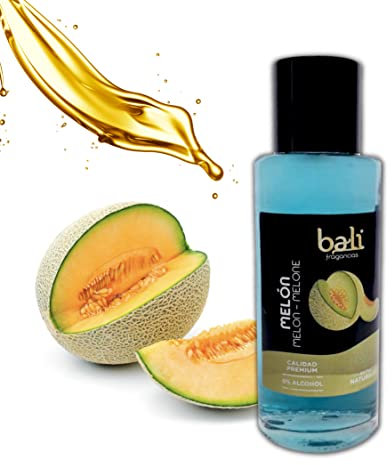 Bali fragancias Esencia al Aceite de Melón para Humidificador. Ambientador Dulce y Fresco en Esencia para Difusor. Aceite Natural para Quemador de Aromaterapia. 50 ml