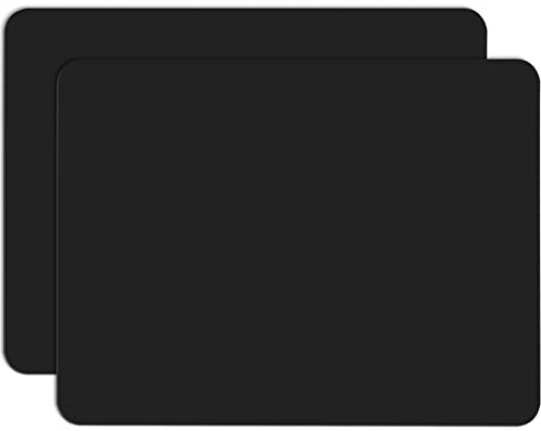 Gartful 2 Pack Silicone Crafting Mats, 15.7 x 11.8 Silicone Mat for Crafts, Large Heat Resistant Sheet for Jewelry Casting, Epoxy Resin, Painting, Counter Table Protector, Placemat, Nonstick, Black