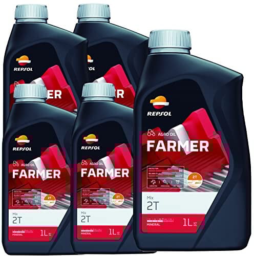 5 LITRI OLIO LUBRIFICANTE REPSOL 2 TEMPI PER MISCELA MIX MOTO SCOOTER 2T PER MISCELA