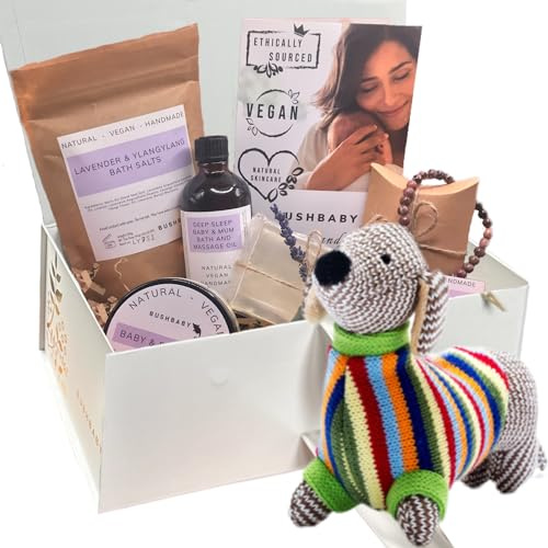 Veganer Öko-Baby-Mam-Korb (weiße Box) (weiße Box)