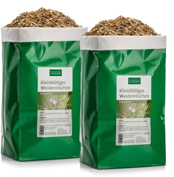 Sanct Bernhard Tee mit kleinblütigem Weidenröschen | 2 x 500g | Trinkkur mit kleinblütigen Weidenröschen | Gesund für Prostata & Blase | Made in Germany