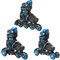 Croxer 3in1 Inlineskates/Triskates/Rollschuhe Croxer Nollan verstellbar (30-33)