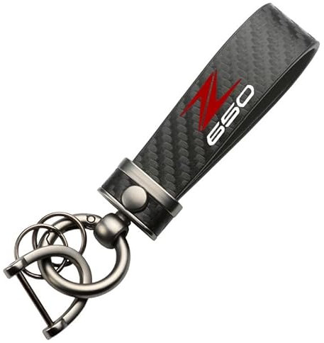 Porte-Clés De Moto En Alliage De Zinc Et Fiber De Carbone, Pour Kawasaki Z650 Z 650, Cadeaux