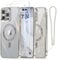 Meifigno Candy Series Case Designed for iPhone 16 Pro, [Compatible with MagSafe] [2X Screen Protectors] [Glitter Card & Wrist Strap] Full Camera Protection Designed for iPhone 16 Pro Case, Sliver