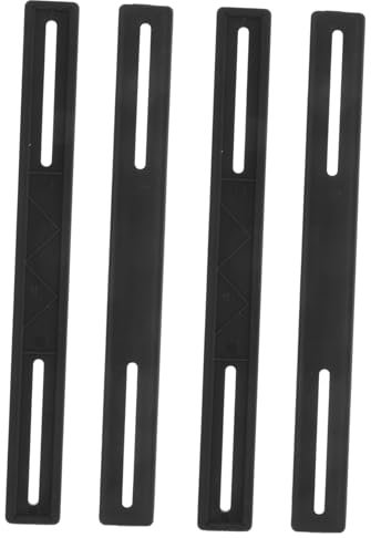Kofferbodensicherungsstreifen -pack aus Kunststoff in Schwarz