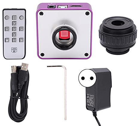 51 MP Industrielle Digitale Mikroskopkamera mit 0,35-fachem CMount-Adapterobjektiv für Trinokulares Stereomikroskop Zur Beobachtung der Oberflächenmikrostruktur von Objekten