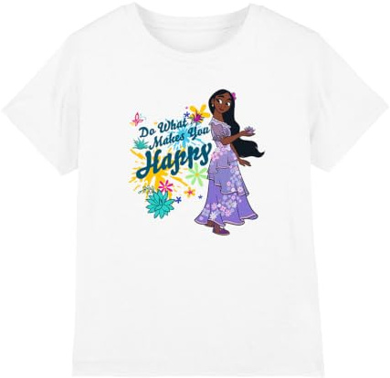 Disney Encanto Girl's Encanto Isabela Do What Makes You Happy T Shirt