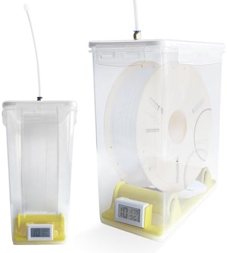 MIDINGCHAI Sécheur Filament 3D, Deshydrateur Filament sans Électricité, Boîte de Stockage de Matériau d'Imprimante 3D, Séchoir Étanche pour Bobine de 20CM, pour toutes les Imprimantes 3D FDM