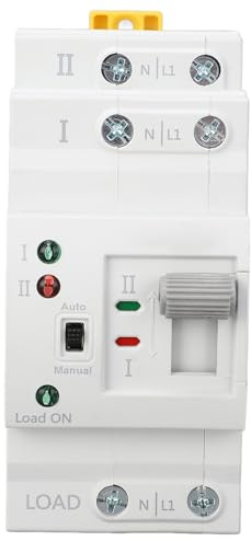 Yanmis Der Automatische Übertragungsschalter mit Zwei Stromversorgung zu Einem Zuverlässigen Schnellschalter für Notstromsysteme 63A PC -Material für den Starteinsatz (220V)