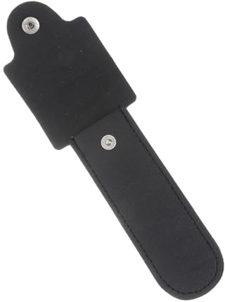 Braun Rasiereretui aus PU Leder für Sicherheitsrasierer Unterwegs | Tasche für Nassrasur, Kratzfest und Handlich, Schützt Klinge auf Reisen, für Bartpflege und Rasurpflege