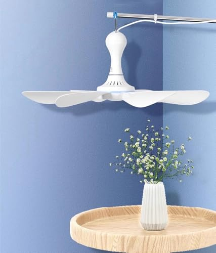 FM2018XSL Ventiladores de Techo con Mando a Distancia 6 Aspas 4 Velocidades Temporizador Hasta 12h Ventilador Techo Pequeño Silencioso