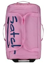 Satch Quest Reisetasche Jet Pink - Pink | Komfortabel und robust mit Tragegriffen und Rollen für einen einfachen und bequemen Transport auf Reisen