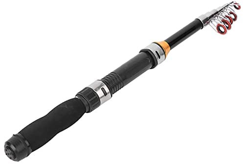 POENVFPO Glasfaser-Angelrute, Superleicht mit Starkem Oxidationswiderstands-Führungsring, Glatte Textur für Angelbegeisterte, 2 Größen: 1 M und 1,2 M (. Ähm/A. Adjektiv)