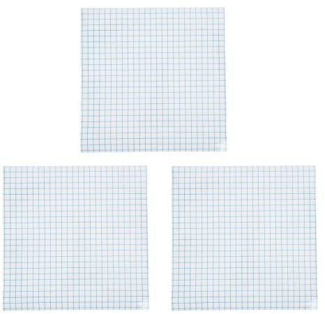 Transfer Paper Tape, Selbstklebend, 3 Stück, Mit Blauem Raster, PVC, 30,5x30,5 cm - Präzise Ausrichtung, Vielseitig Einsetzbar Für Aufkleber, Fenster Und Schilder