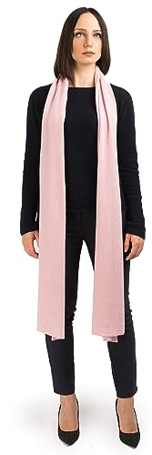 Dalle Piane Cashmere - Breiter schal aus 100% Kaschmir - Made in Italy - für Frau, Farbe: Rosa, Einheitsgröße