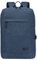 VASCHY Zaino porta PC, Zaino Uomo Zaino PC 17 Pollici Zaino Laptop Impermeabile Zaino per Computer con porta USB Zaino Donna Zaino Lavoro Business Scuola Viaggio Blu