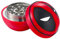 Ball Grinder Crusher, Spespo Gewürze Kräutermühle, Spespo Pollen Grinder 3-teilig, für Spice, Kräuter, Pollen, Blüten, Gewürze, mit schwarzer Geschenkbox